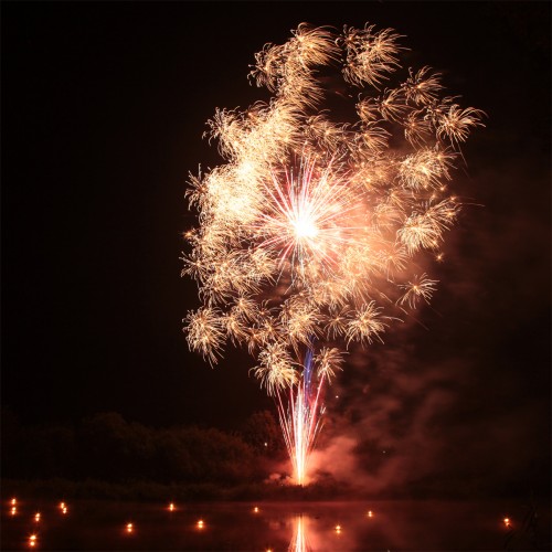 Bild 4: Impression vom Feuerwerk