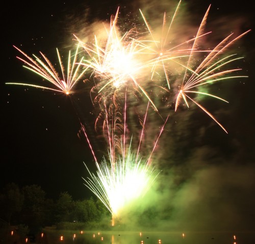 Bild 6: Impression vom Feuerwerk
