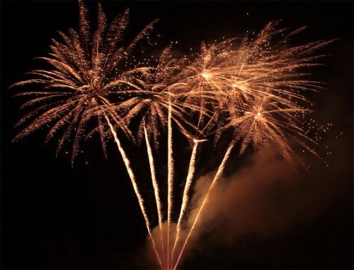Bild 7: Impression vom Feuerwerk