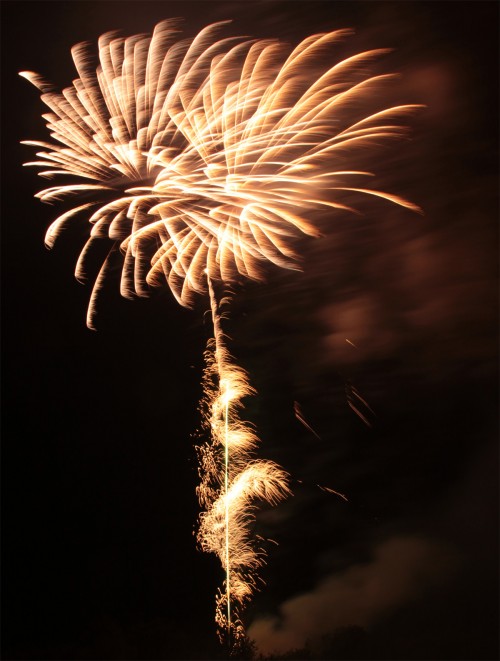 Bild 8: Impression vom Feuerwerk